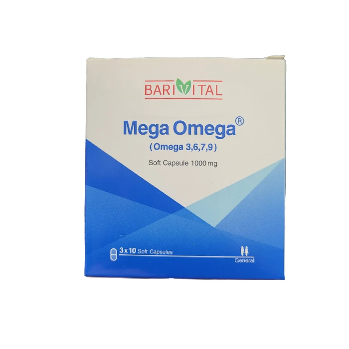 کپسول نرم مگا امگا باریویتال(امگا 3 6 7 9)